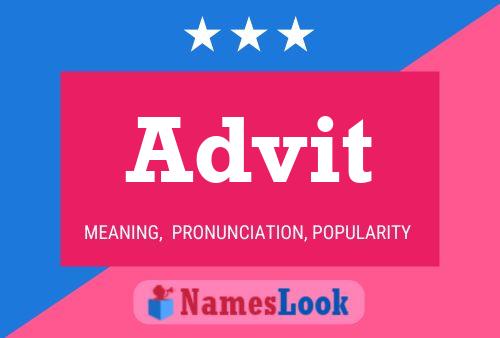 Advit Name Poster