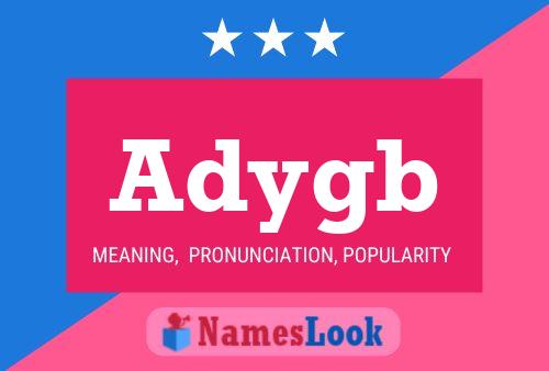 Adygb Name Poster