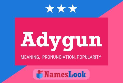 Adygun Name Poster