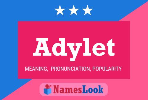 Adylet Name Poster