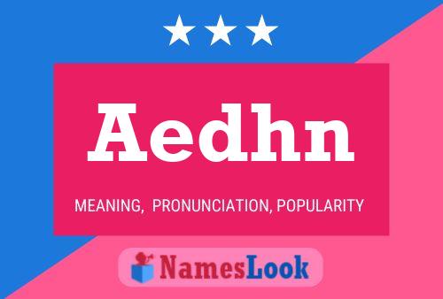 Aedhn Name Poster