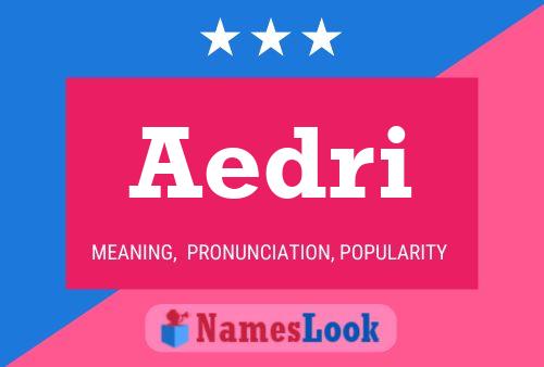 Aedri Name Poster