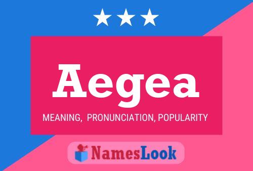 Aegea Name Poster