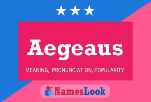 Aegeaus Name Poster