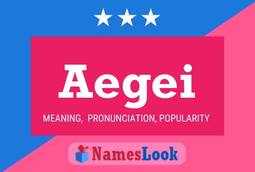 Aegei Name Poster