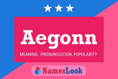 Aegonn Name Poster