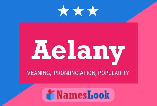 Aelany Name Poster