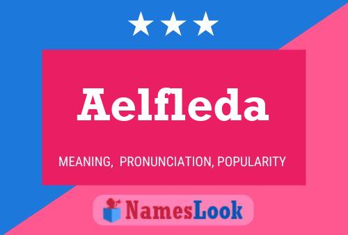 Aelfleda Name Poster