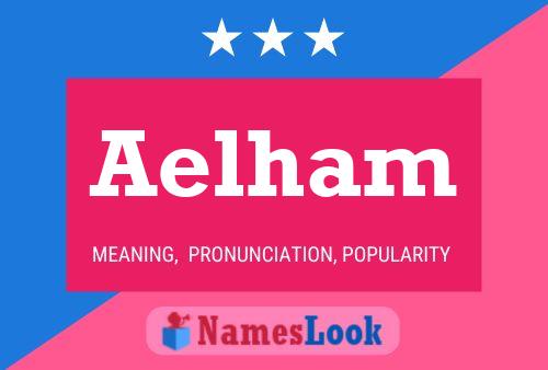 Aelham Name Poster