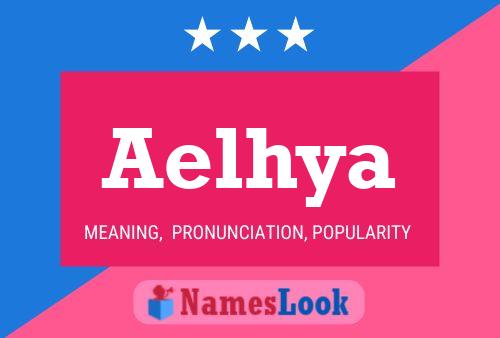 Aelhya Name Poster