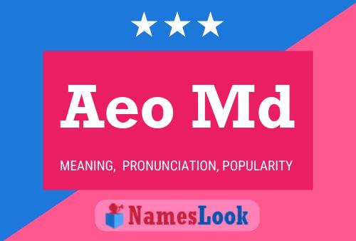 Aeo Md Name Poster