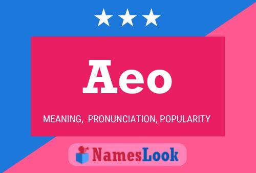 Aeo Name Poster