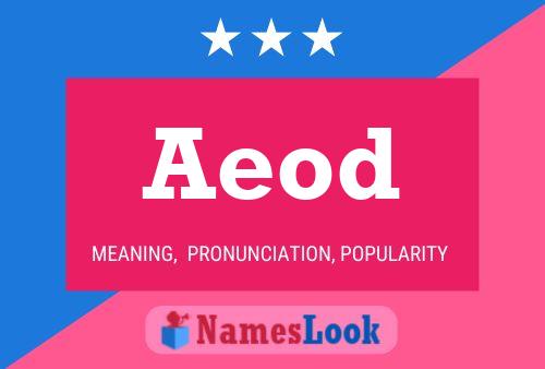 Aeod Name Poster