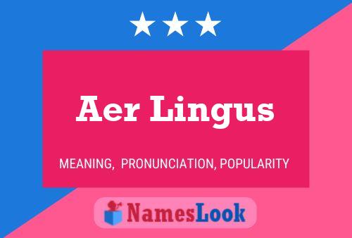 Aer Lingus Name Poster