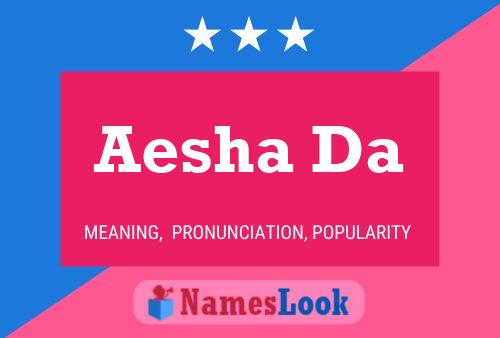 Aesha Da Name Poster