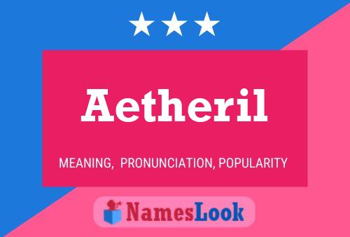 Aetheril Name Poster