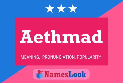 Aethmad Name Poster