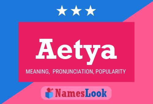 Aetya Name Poster