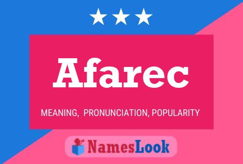 Afarec Name Poster