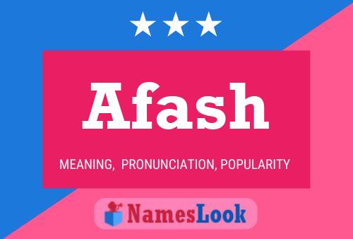 Afash Name Poster