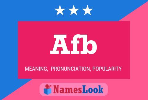 Afb Name Poster