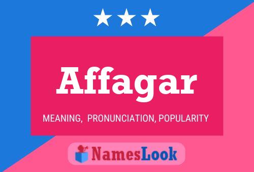 Affagar Name Poster