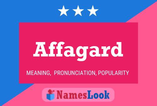 Affagard Name Poster