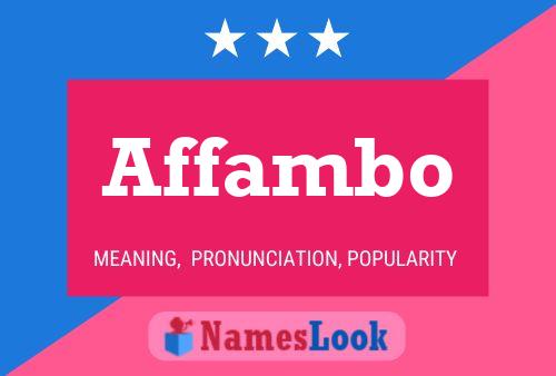 Affambo Name Poster