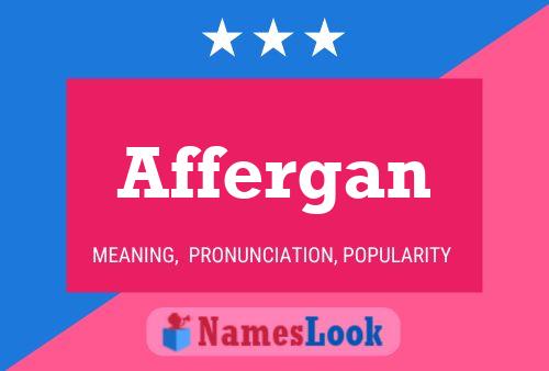 Affergan Name Poster