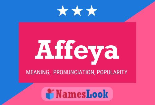 Affeya Name Poster