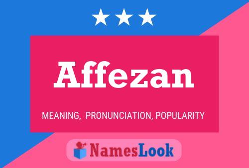 Affezan Name Poster