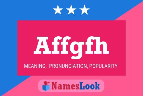 Affgfh Name Poster