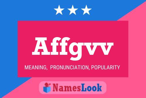 Affgvv Name Poster