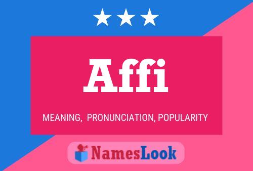 Affi Name Poster