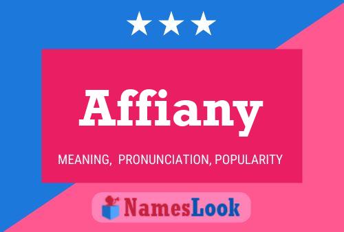 Affiany Name Poster