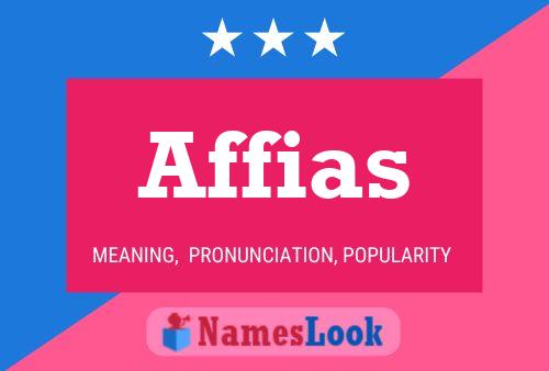 Affias Name Poster