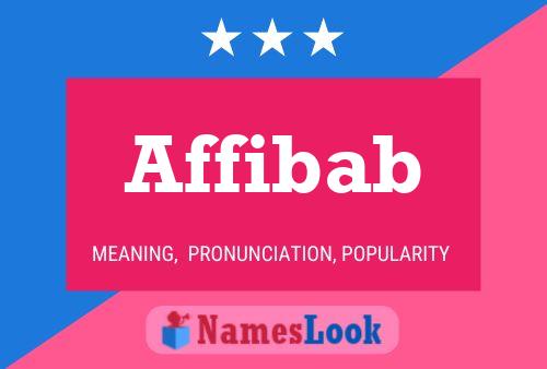 Affibab Name Poster