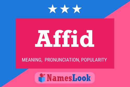 Affid Name Poster