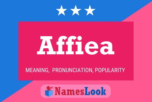 Affiea Name Poster