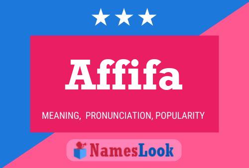 Affifa Name Poster