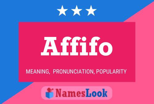 Affifo Name Poster