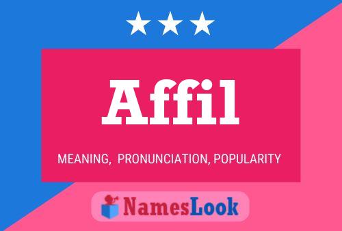 Affil Name Poster