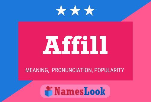 Affill Name Poster