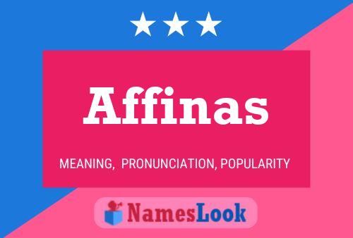 Affinas Name Poster