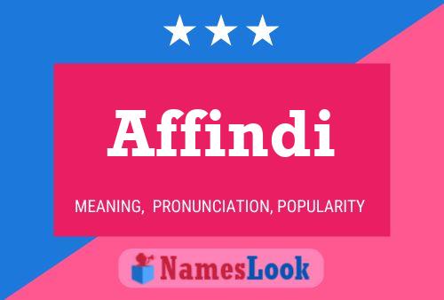 Affindi Name Poster