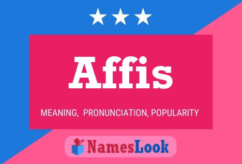 Affis Name Poster