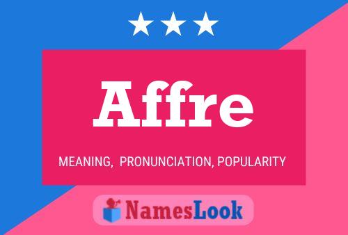 Affre Name Poster