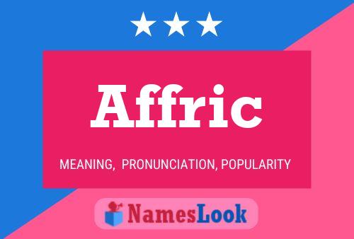 Affric Name Poster