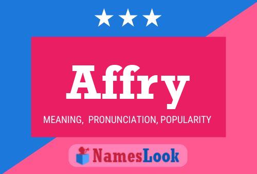 Affry Name Poster