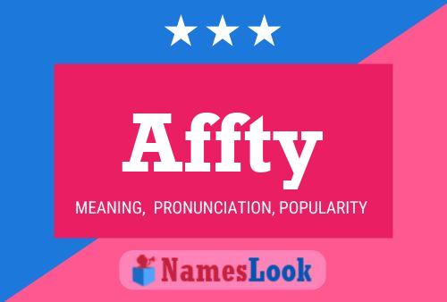 Affty Name Poster